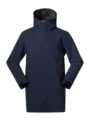 Jas Bergans Men Urban 2L Shell Coat Navy Blue Regular Fit