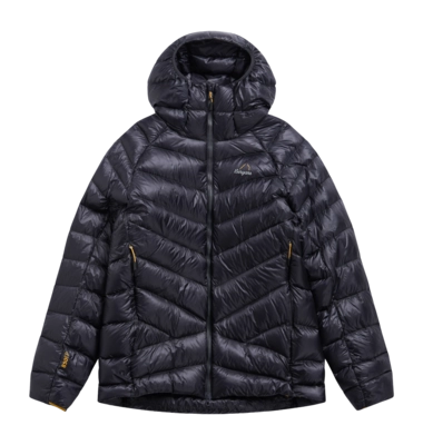 Jas Bergans Men Y LightLine Weightless Down Jacket Hood Dark Shadow Grey Regular Fit