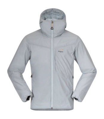 Jas Bergans Men Y MountainLine Pearl Grey Insulated Windbreaker Jacket Regular Fit