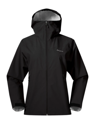 Jas Bergans Women Essentials 2.5L Shell Jacket Black Regular Fit