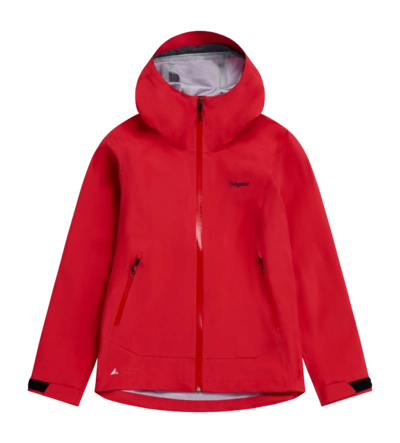 Jas Bergans Women Essentials 3L Shell Fire Red 365 g