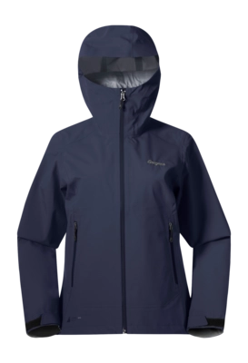 Jas Bergans Women Essentials 3L Shell Jacket Navy Blue Regular Fit