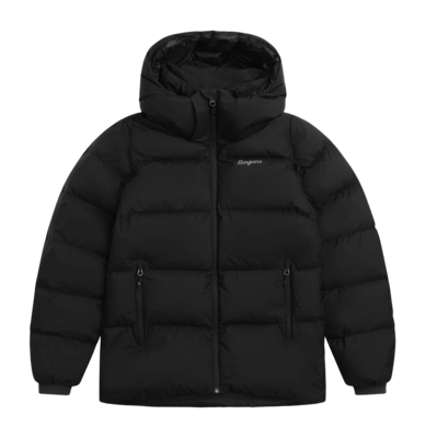 Jas Bergans Women Lava Warm Down Jacket With Hood Black/Solid Grey Regular Fit