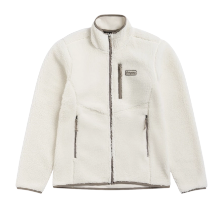 Jas Bergans Women Lunnan Pile Fleece Vanilla White Regular Fit