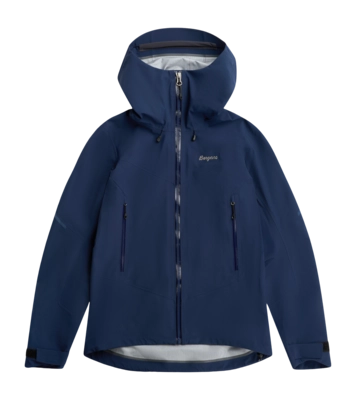 Jas Bergans Women Rabot Alpine 3L Shell Jacket Navy Blue Regular Fit
