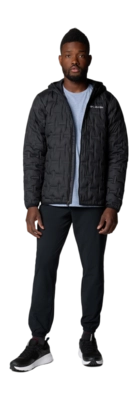 Jas Columbia Men Delta Ridge II Down Hooded Jacket Black Regular Fit