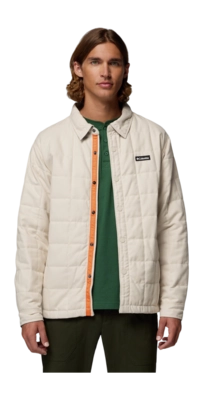 Jas Columbia Men Landroamer Quilted Shirt Jacket Dark Stone Regular Fit