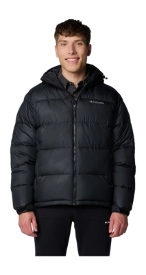 Jas Columbia Men Pike Lake II Hooded Jacket Black Regular Fit