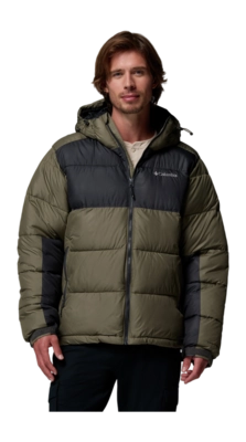 Jas Columbia Men Pike Lake II Hooded Jacket Stone Green Shark Regular Fit