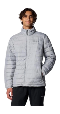 Jas Columbia Men Powder Lite II Jacket Columbia Grey Active Fit