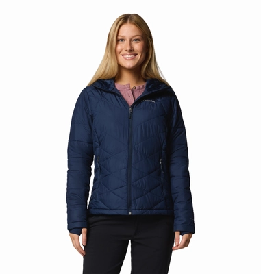 Jas Columbia Women Heavenly Hooded Jacket Collegiate Navy Regular Fit