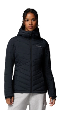 Jas Columbia Women Joy Peak II Hooded Jacket Black Regular Fit