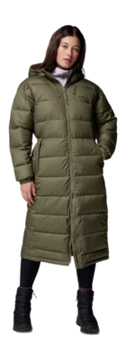 Jas Columbia Women Pike Lake III Long Jacket Stone Green Regular Fit