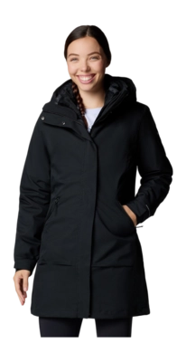 Jas Columbia Women Pulaski II Interchange Jacket Black Regular Fit