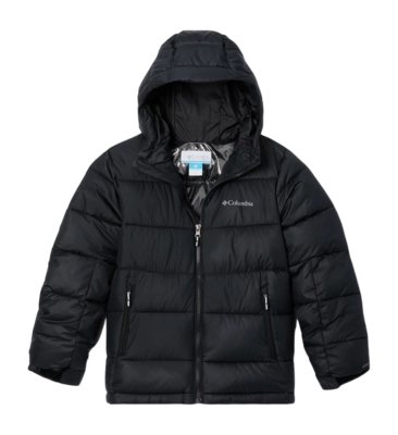 Jas Columbia Youth Pike Lake II Hooded Jacket Black Regular Fit