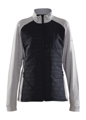Jas Craft Women ADV Unify Hybrid Jacket Grey Melange-Black
