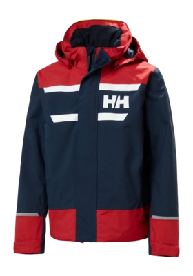 Jas Helly Hansen Junior Salt Port 2.0 Jacket Navy HELLY TECH PERFORMANCE