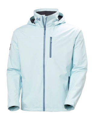 Jas Helly Hansen Men Crew Hooded Jacket 2.0 Barely Blue Regular fit