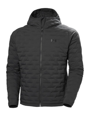 Jas Helly Hansen Men HP Hybrid Stretch Hooded Insulator Ebony Regular Fit