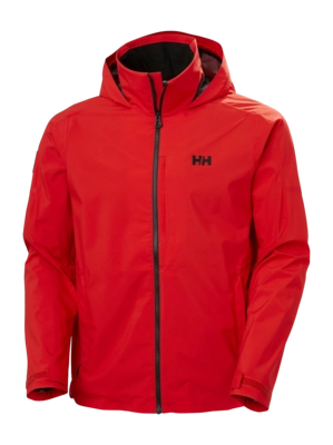 Jas Helly Hansen Men HP Racing Hooded Jacket 2.0 Alert Red Regular Fit