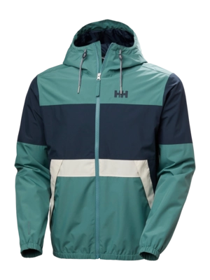 Jas Helly Hansen Men Koster Rain Jacket Opal Green HELLY TECH Protection
