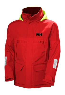 Jas Helly Hansen Men Pier Jacket 4.0 Alert Red Regular Fit