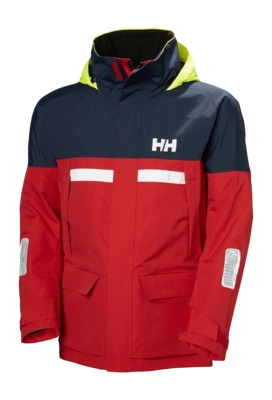 Jas Helly Hansen Men Pier Jacket 4.0 Red Regular Fit