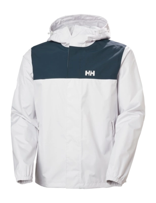 Jas Helly Hansen Men Vancouver Rain Jacket Nimbus Cloud HELLY TECH Protection