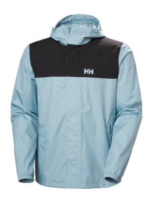 Jas Helly Hansen Men Vancouver Rain Jacket Windy Blue Regular Fit