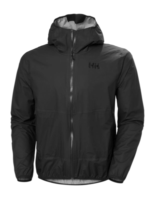 Jas Helly Hansen Men Verglas 2.5L Fastpack Jacket Black Regular Fit
