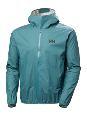Jas Helly Hansen Men Verglas 2.5L Fastpack Jacket Opal Green HELLY TECH Performance