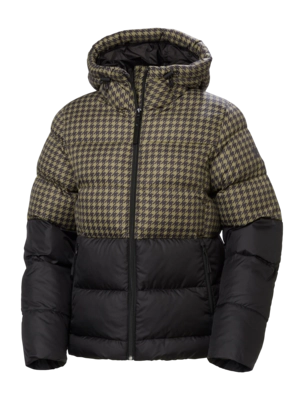 Jas Helly Hansen Women Active Puffy Jacket Sepia Houndstooth AOP Regular Fit