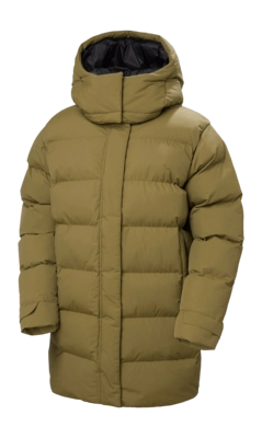 Jas Helly Hansen Women Aspire Puffy Parka Sepia Loose Fit