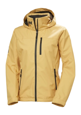 Jas Helly Hansen Women Crew Hooded Jacket 2.0 Sand Regular Fit