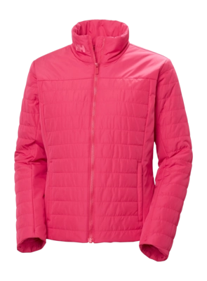 Jas Helly Hansen Women Crew Insulator Jacket 2.0 Cranberry PrimaLoft Black