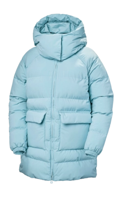 Jas Helly Hansen Women Ellie Puffy Parka Light Cyan Loose Fit