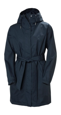 Jas Helly Hansen Women HH Classics Trench Coat Navy Regular Fit