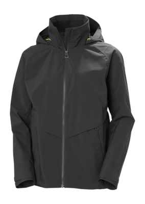Jas Helly Hansen Women HP Racing Hooded Jacket Ebony Regular Fit