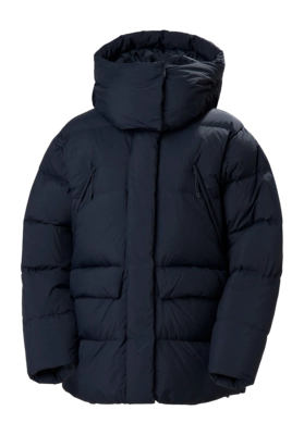 Jas Helly Hansen Women Inspire Down Puffer Navy Loose Fit