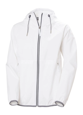 Jas Helly Hansen Women Koster Rain Jacket White HELLY TECH Performance