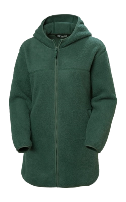 Jas Helly Hansen Women Maud Pile Jacket Jungle Green Loose Fit
