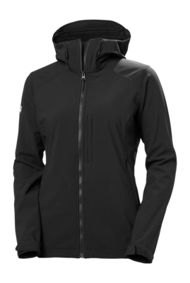 Jas Helly Hansen Women Paramount Hood Softshell Jkt Black Regular Fit
