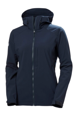 Jas Helly Hansen Women Paramount Hood Softshell Jkt Navy