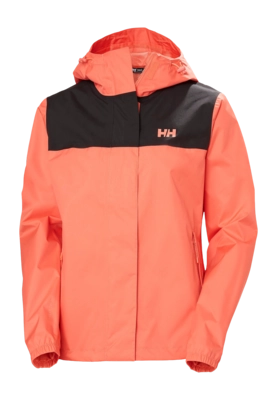 Jas Helly Hansen Women Vancouver Rain Jacket Peach Echo HELLY TECH Protection