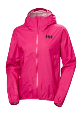 Jas Helly Hansen Women Verglas 2.5L Fastpack Jacket Cranberry HELLY TECH Performance