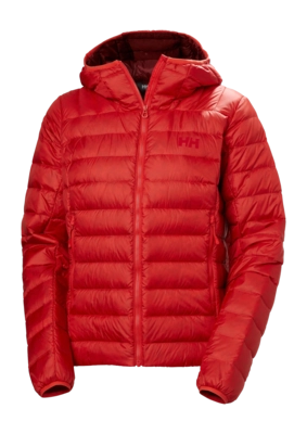 Jas Helly Hansen Women Verglas Hooded Down 2.0 Alert Red Regular Fit