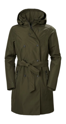 Jas Helly Hansen Women Welsey II Trench Insulated Utility Green Regular Fit