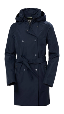 Jas Helly Hansen Women Welsey II Trench Navy Regular Fit