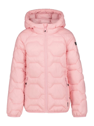 Jas Icepeak Kids Kamiah Jr Light Pink Quilted Light Regular Fit