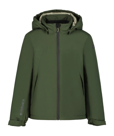 Jas Icepeak Kids Kirkville Jr Dark Green Jr Light Wadded Jacket